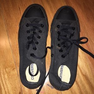 All Black Converse